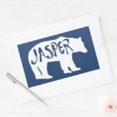 Sticker Rectangulaire Parc national Jasper (Enveloppe)