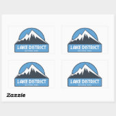 Sticker Rectangulaire Parc national Lake District (Feuille)