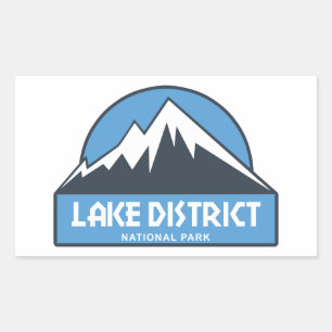 Sticker Rectangulaire Parc national Lake District
