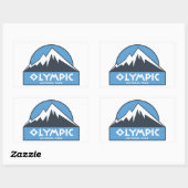 Sticker Rectangulaire Parc national olympique (Feuille)