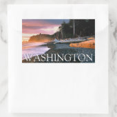 Sticker Rectangulaire Parc national olympique | État de Washington (Sac)