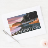 Sticker Rectangulaire Parc national olympique | État de Washington (Enveloppe)