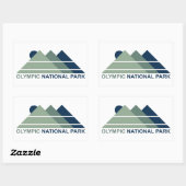 Sticker Rectangulaire Parc national olympique Sun (Feuille)