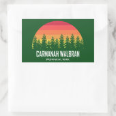Sticker Rectangulaire Parc provincial Carmanah Walbran (Sac)