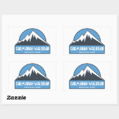 Sticker Rectangulaire Parc provincial Carmanah Walbran (Feuille)