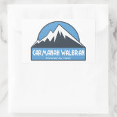 Sticker Rectangulaire Parc provincial Carmanah Walbran (Sac)