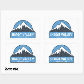 Sticker Rectangulaire Parc provincial de Skagit Valley (Feuille)