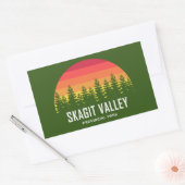 Sticker Rectangulaire Parc provincial de Skagit Valley (Enveloppe)