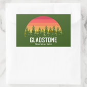 Sticker Rectangulaire Parc provincial Gladstone (Sac)