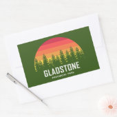 Sticker Rectangulaire Parc provincial Gladstone (Enveloppe)