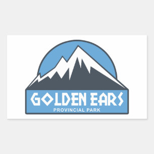 Sticker Rectangulaire Parc provincial Golden Ears Colombie-Britannique