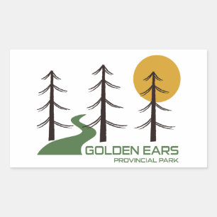 Sticker Rectangulaire Parc provincial Golden Ears, sentier de la Colombi