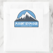 Sticker Rectangulaire Parc provincial Mount Seymour (Sac)