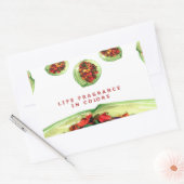 Sticker Rectangulaire Parfum de vie : Potpourri message inspirant (Enveloppe)