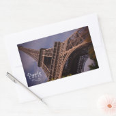 Sticker Rectangulaire Paris Tour Eiffel Photo emblématique (Enveloppe)