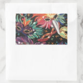 Sticker Rectangulaire Parti Mardi Gras (Sac)