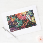 Sticker Rectangulaire Parti Mardi Gras (Enveloppe)