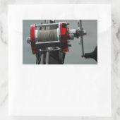 Sticker Rectangulaire Parti Pêcher (Sac)