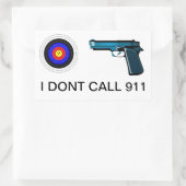 Sticker Rectangulaire Pas d'accueil (Sac)