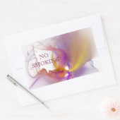 Sticker Rectangulaire Pas de tabac (Enveloppe)
