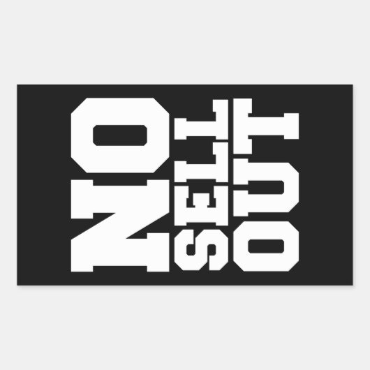 STICKER RECTANGULAIRE PAS DE VENTE (Devant)