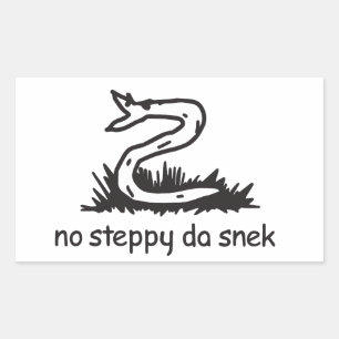 Sticker Rectangulaire Pas D'Étape La Profondeur