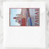Sticker Rectangulaire Passau - Donau Waterfront (Sac)