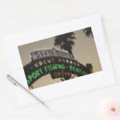 Sticker Rectangulaire Passerelle père Noël Monica (Enveloppe)