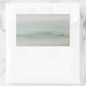 Sticker Rectangulaire Pastel matin dans la brouillard toscane (Sac)
