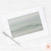 Sticker Rectangulaire Pastel matin dans la brouillard toscane (Enveloppe)