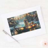 Sticker Rectangulaire Pasteur anatolien Noël Festive Voyage (Enveloppe)