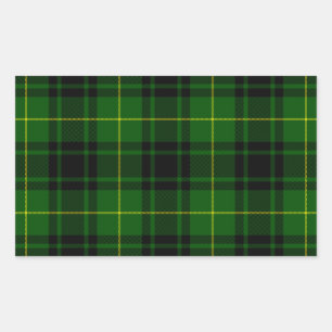 Sticker Rectangulaire Pâte verte de tartan MacArthur
