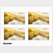 Sticker Rectangulaire Pâtes (Feuille)