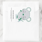Sticker Rectangulaire Patinage artistique (Sac)