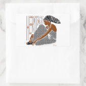 Sticker Rectangulaire Patrimoine AFRICAIN (Sac)