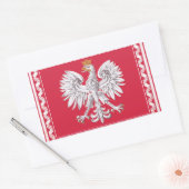 Sticker Rectangulaire Patrimoine polonais (Enveloppe)