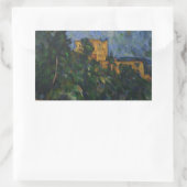 Sticker Rectangulaire Paul Cezanne - Château Noir (Sac)