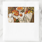 Sticker Rectangulaire Paul Cezanne Pommes Oranges Impressionnisme (Sac)