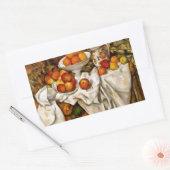 Sticker Rectangulaire Paul Cezanne Pommes Oranges Impressionnisme (Enveloppe)