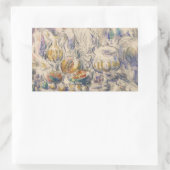 Sticker Rectangulaire Paul Cezanne - Pot et Soup Tureen (Sac)