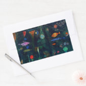 Sticker Rectangulaire Paul Klee Fish Magic Peinture Abstraite Art graphi (Enveloppe)