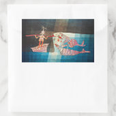 Sticker Rectangulaire Paul Klee, Les navigateurs, (Sac)