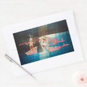 Sticker Rectangulaire Paul Klee, Les navigateurs, (Enveloppe)