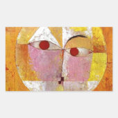 Sticker Rectangulaire Paul Klee Senecio Peinture (Devant)