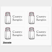 Sticker Rectangulaire Pays Bumpkin (Feuille)