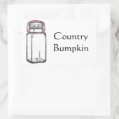 Sticker Rectangulaire Pays Bumpkin (Sac)