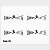 Sticker Rectangulaire Pays de passage (Feuille)