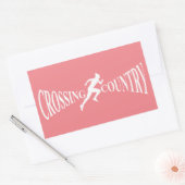 Sticker Rectangulaire Pays de passage (Enveloppe)
