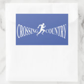 Sticker Rectangulaire Pays de passage (Sac)