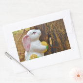 Sticker Rectangulaire Pays Lapin de Pâques (Enveloppe)